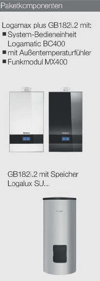 Buderus-Heizungspaket Logaplus W42