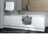 Badewanne mit Tr PUERTA links