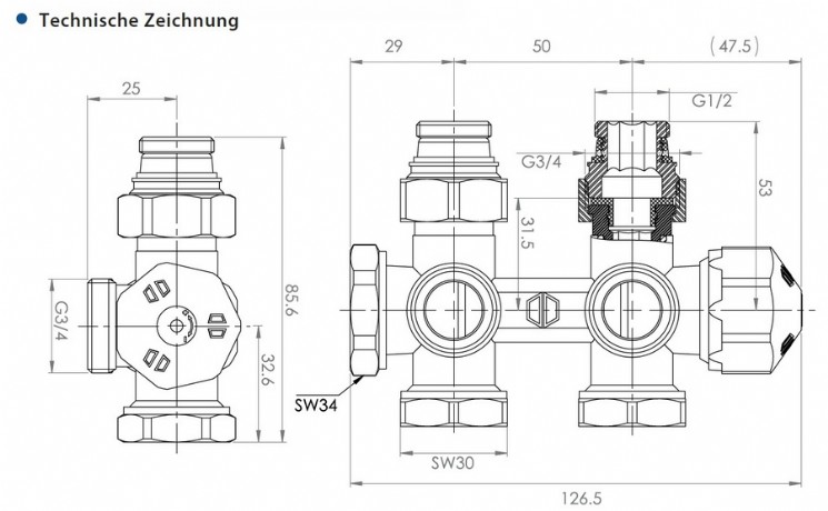 MERT MULTI DESIGN Ventilhahnblock SAMI-SET