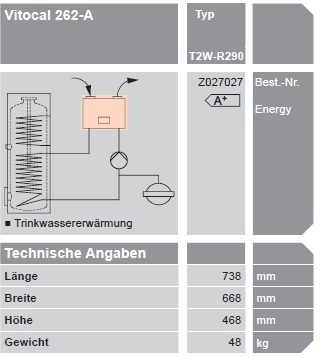 VIESSMANN Wärmepumpe Vitocal 262-A VIESSMANN Wärmepumpe Vitocal 262-A