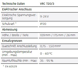 Vaillant sensoCOMFORT VRC 720/3