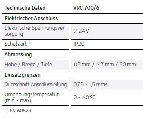 multiMATIC VRC 700/6 multiMATIC VRC 700/6