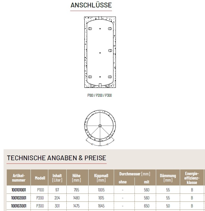 Pufferspeicher P 100