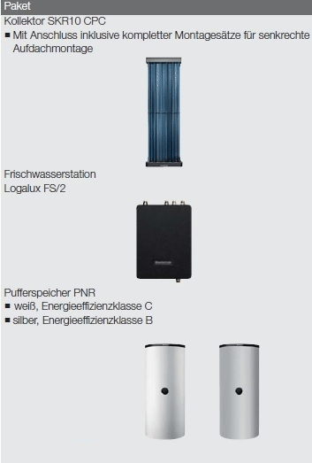 Buderus-Logaplus Solarpaket S83 Buderus-Logaplus Solarpaket S83