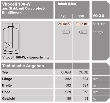 Vitocell 100-W