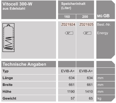 Vitocell 300-V